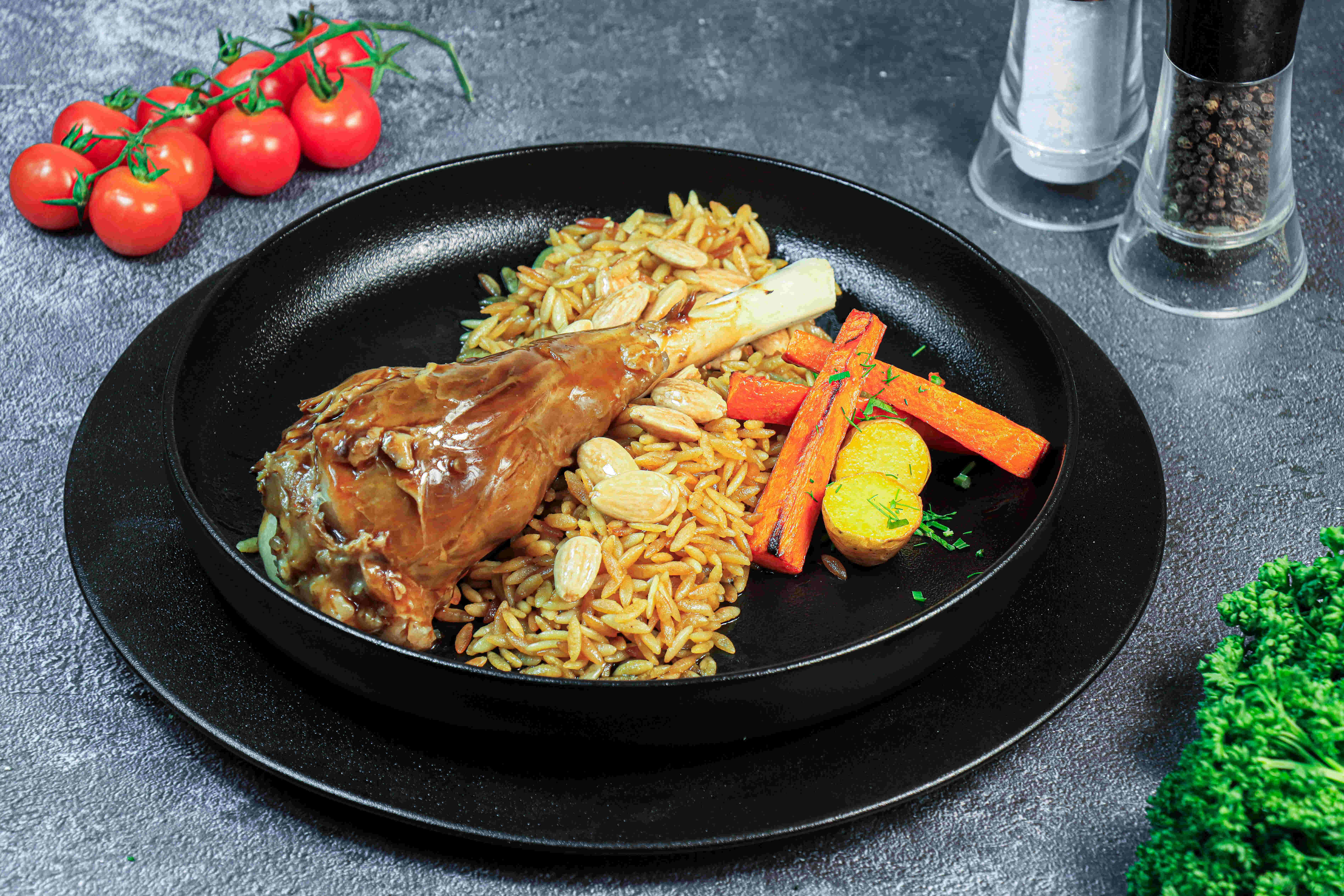 lamb shank & orzo