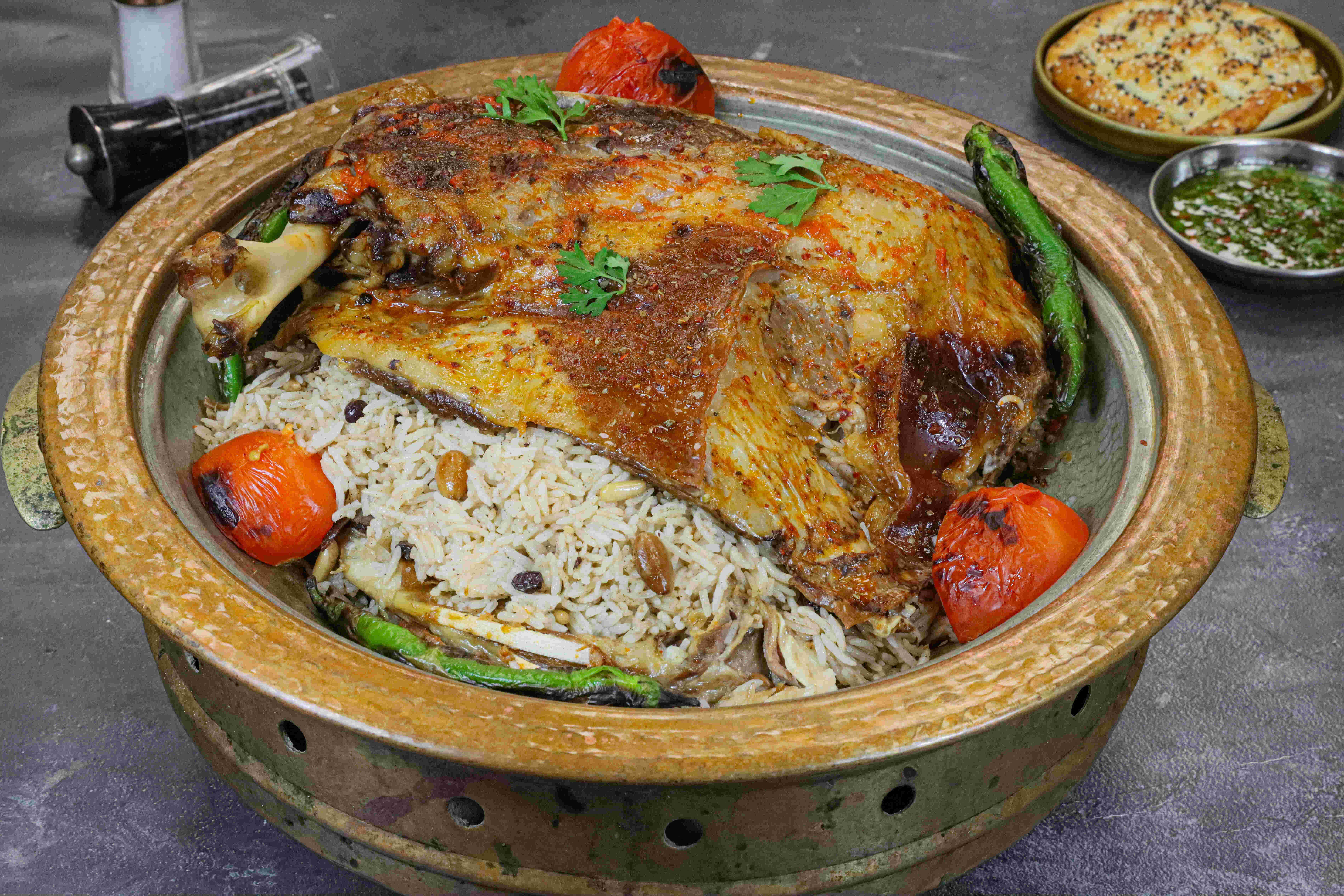 stuffed lamb ribs with rice