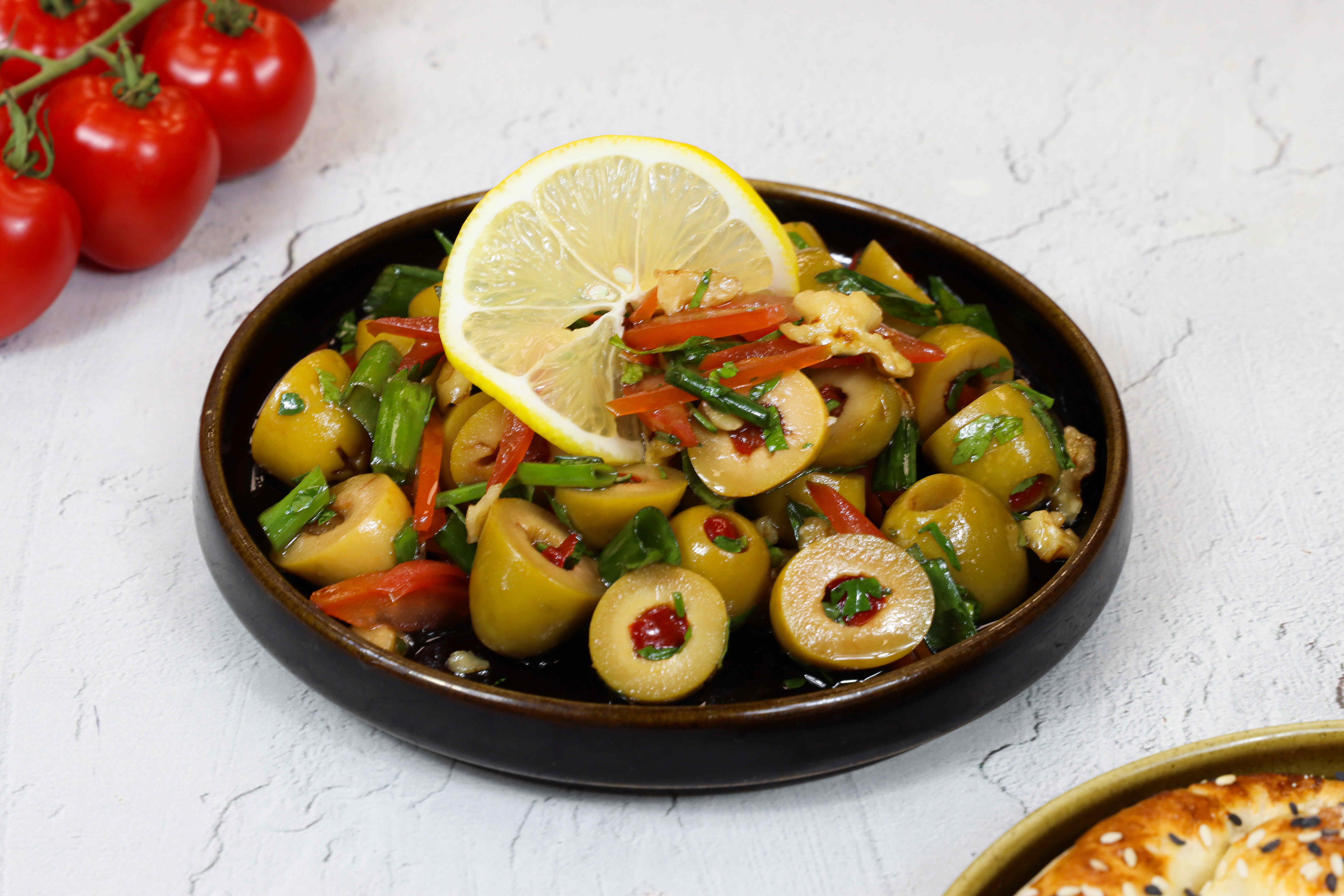 green olive salad