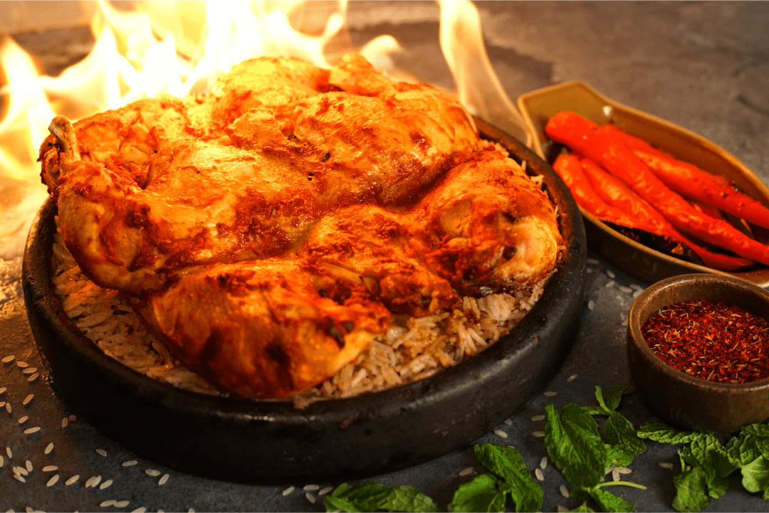 salted roasted chicken