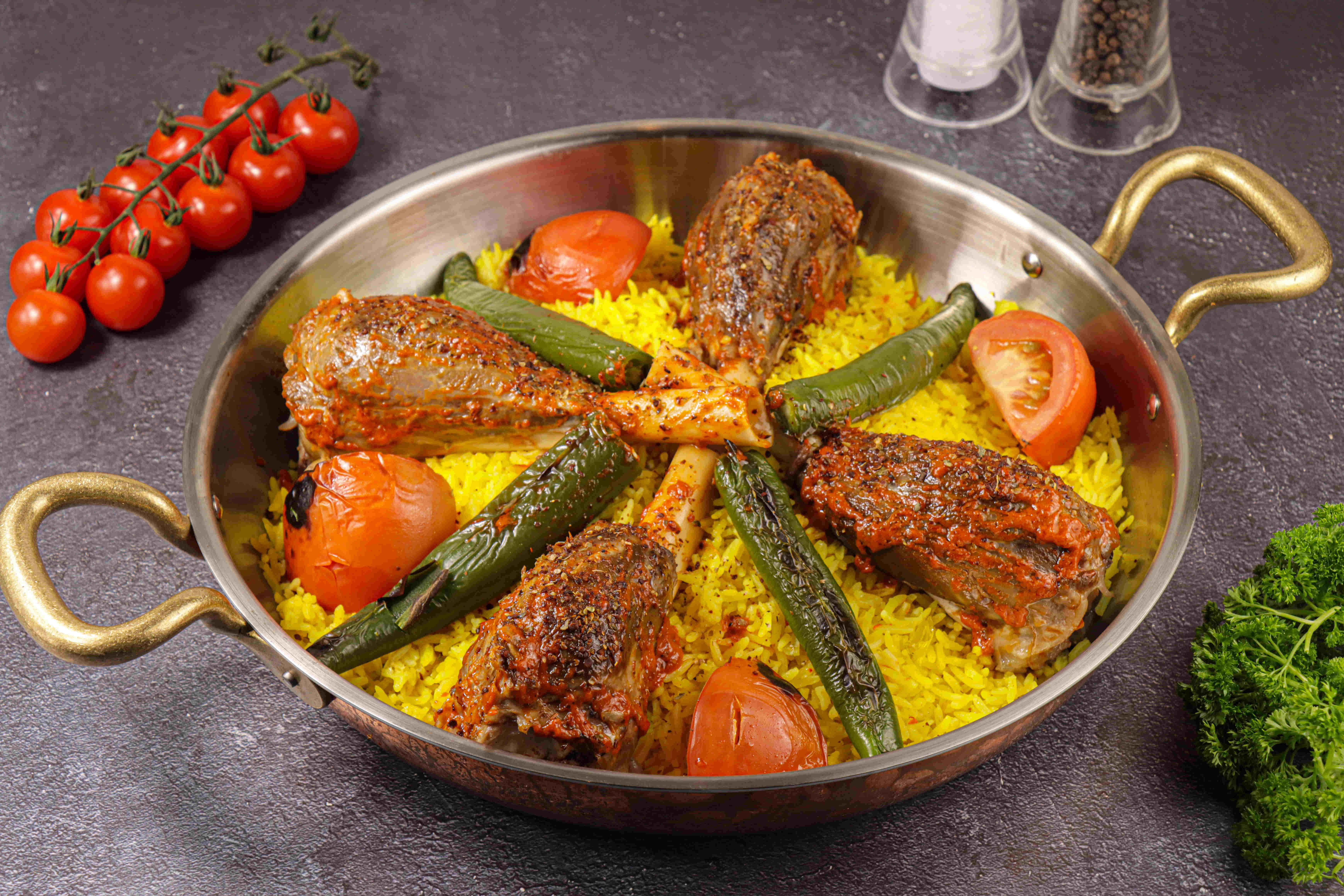 lamb tandoori with kabseh